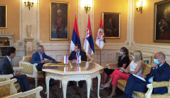 13. jul 2021. Predsednik Narodne skupštine Ivica Dačić i ambasador Ruske Federacije u Republici Srbiji Aleksandar Bocan-Harčenko  